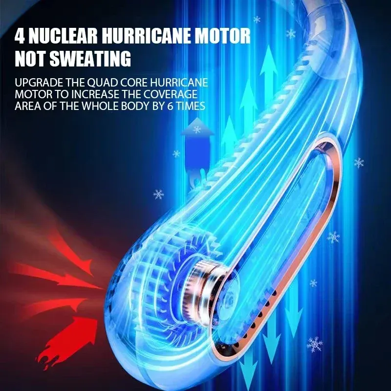 Lenovo Portable Bladeless Neck Fan 5