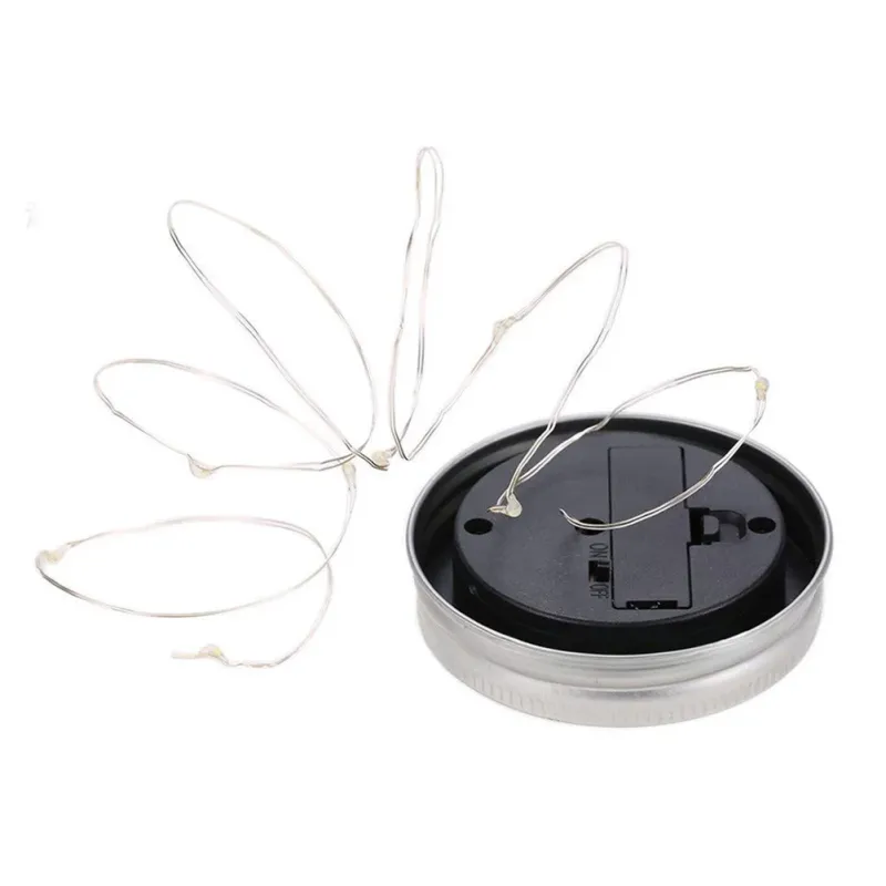 Solar Fairy String Lights - Mason Jar 2