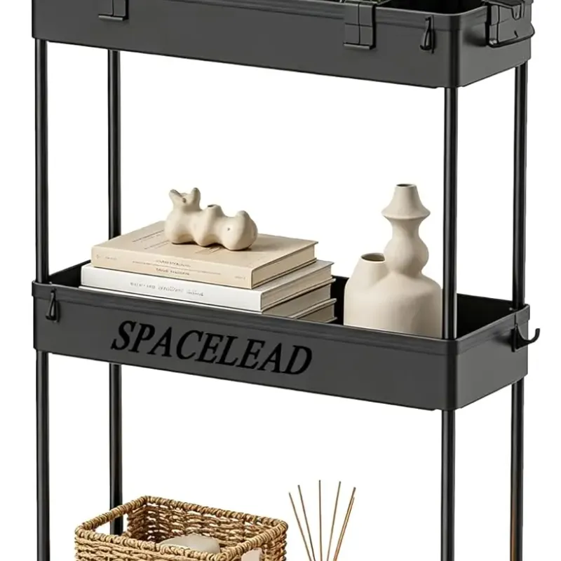 SPACELEAD Slim 3-Tier Rolling Cart 1