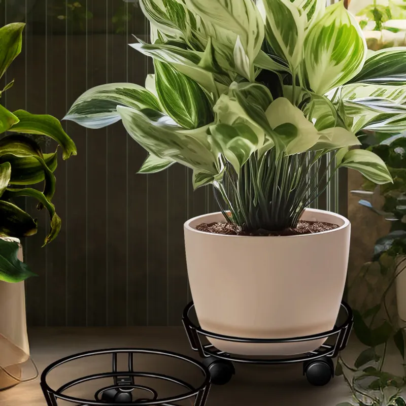 Black Metal Plant Stand Heavy Duty 3