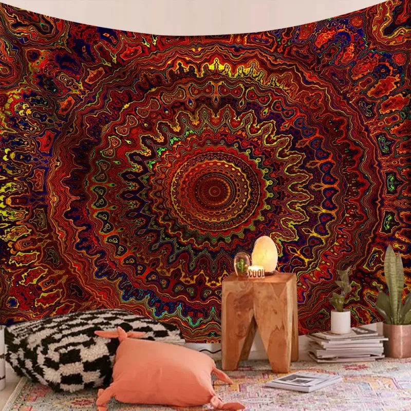 Indian Mandala Boho Wall Tapestry 1