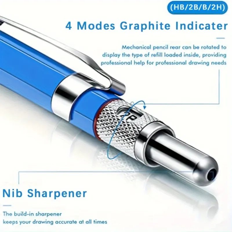 2.0mm Metal Mechanical Pencil Set 3