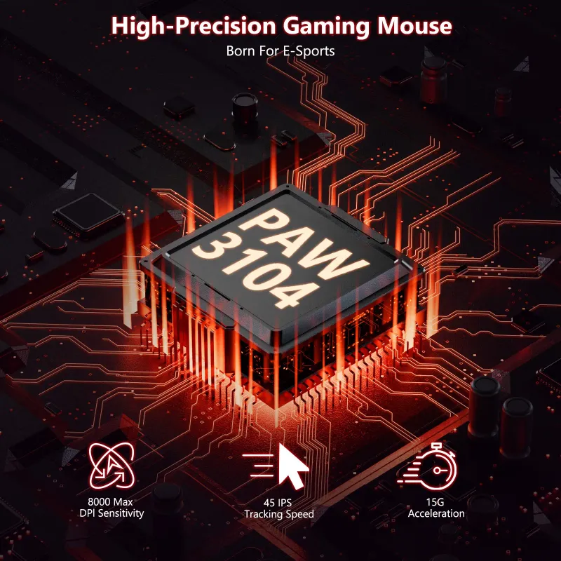 X-11 Pro Tri-Mode Wireless Gaming Mouse 3