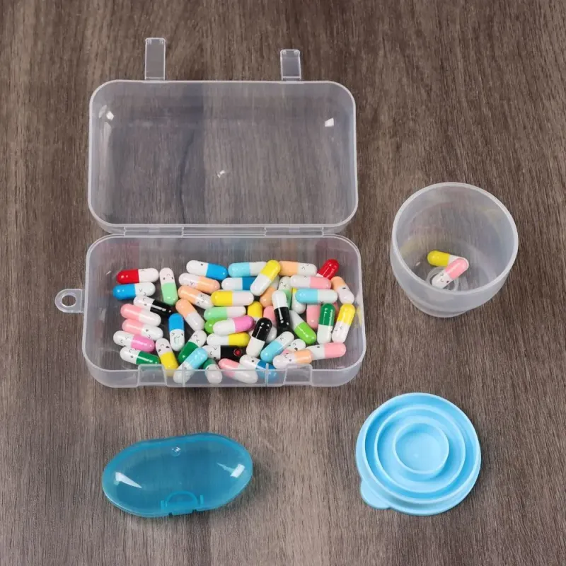 Plastic Square Transparent Storage Box 2