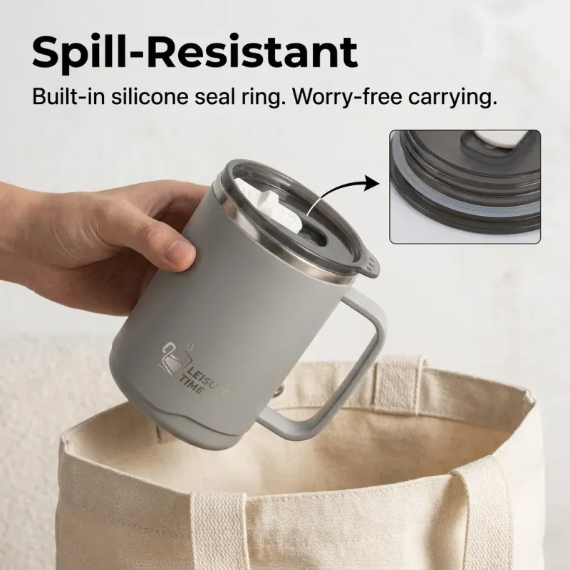 Stainless Steel Travel Coffee Mug 4