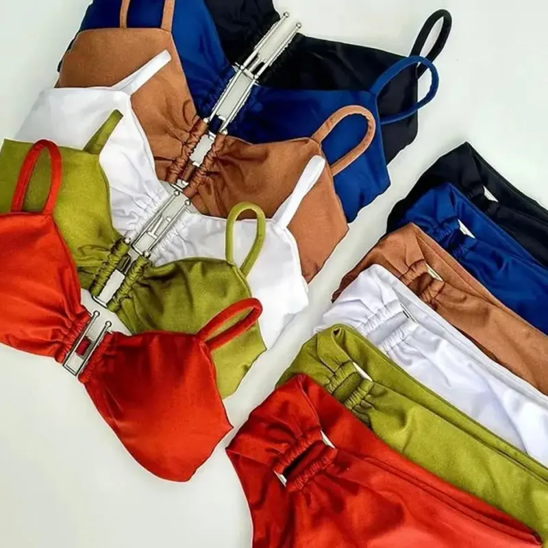 Sexy Bandeau Push-Up Bikini Set 6