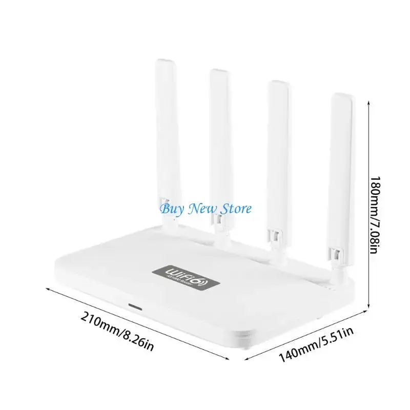 AX1800 WiFi 6 Dual Band Router Amplifier 6