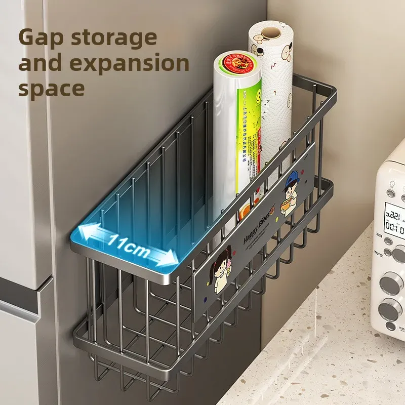 Magnetic Fridge Organizer Rack 3