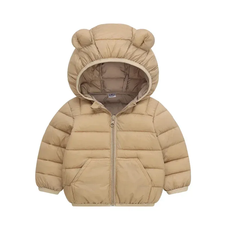 Kids Winter Warm Down Coat Hooded Jacket 3