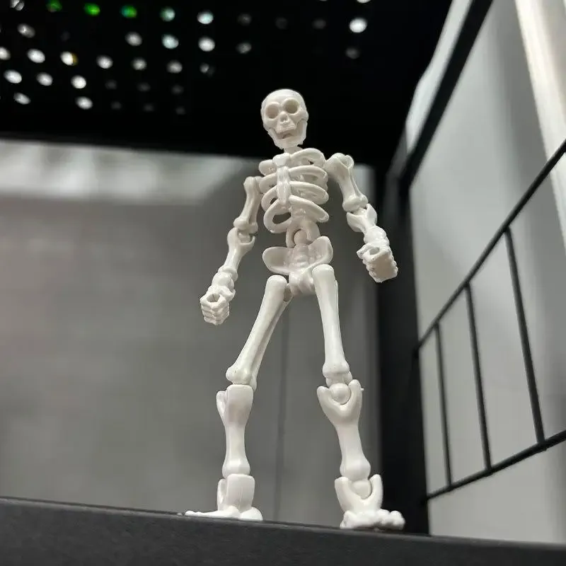 Posable Mini Skeleton Figurines for Halloween 5