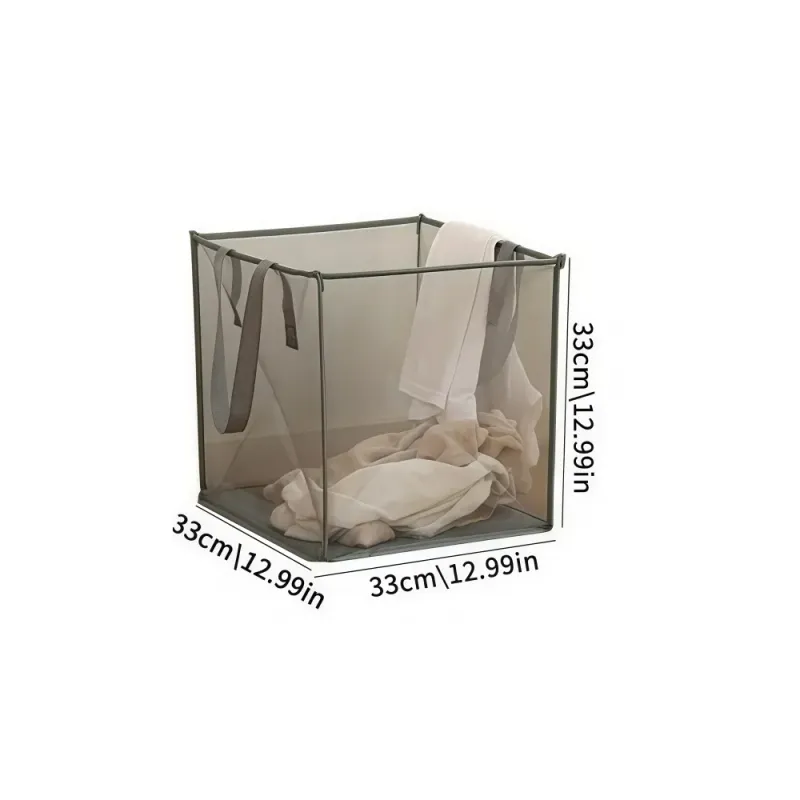 Foldable Mesh Laundry Basket 2