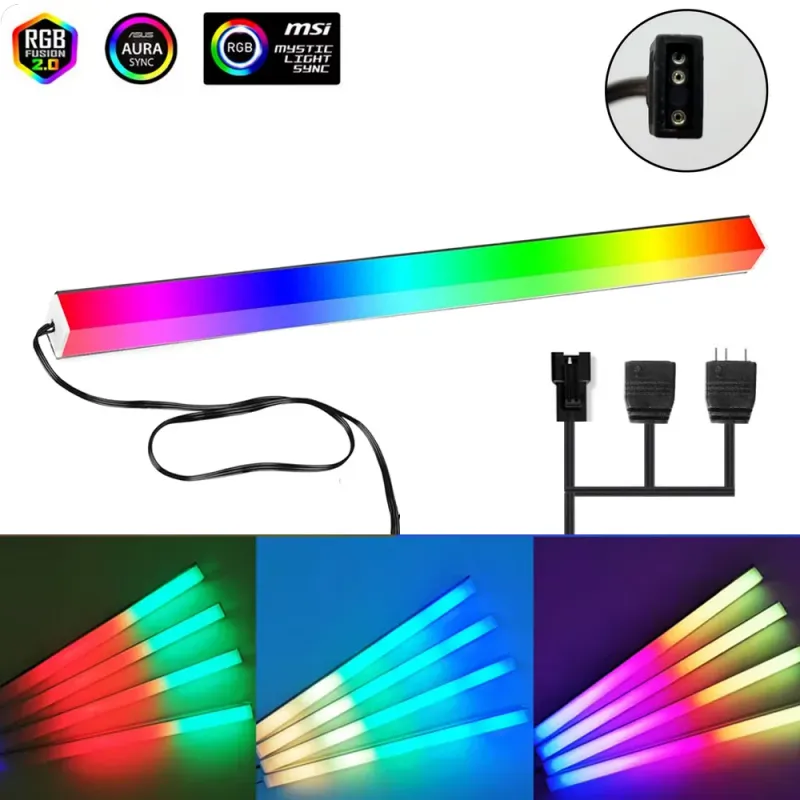 5V ARGB 3-Pin Header RGB Light Strip 1