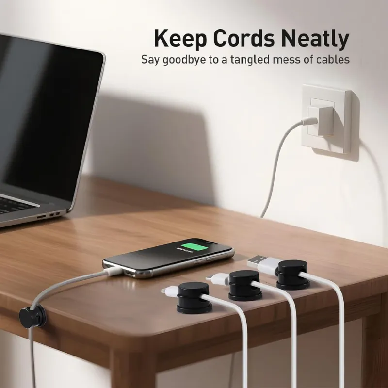 Magnetic Cable Clips 6-Pack Set 2