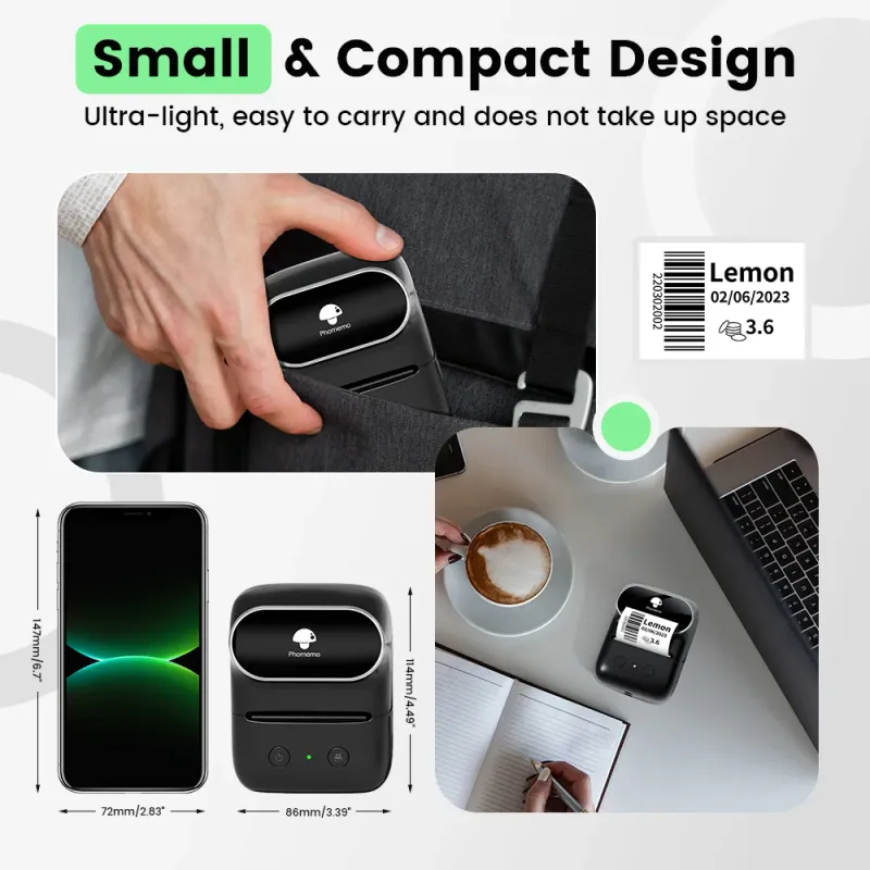 Phomemo M108 Bluetooth Label Maker 4