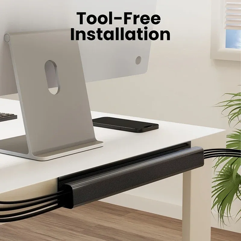 PVC Desk Cable Organizer Tray 6