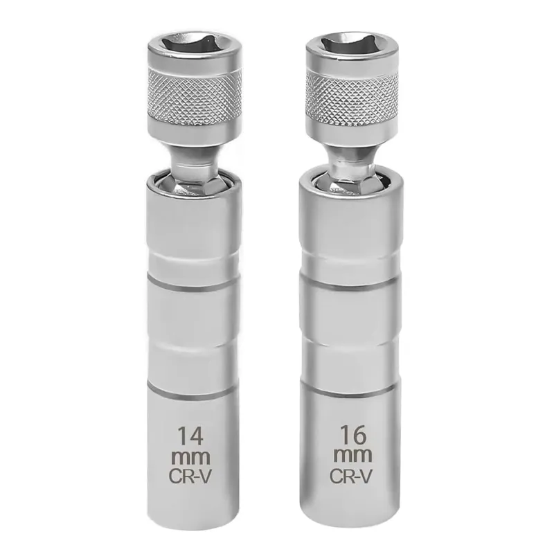 14mm/16mm Flexible Magnetic Spark Plug Wrench Set 1