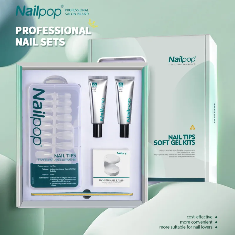Nailpop Салонный высококачественный набор ногтей 1