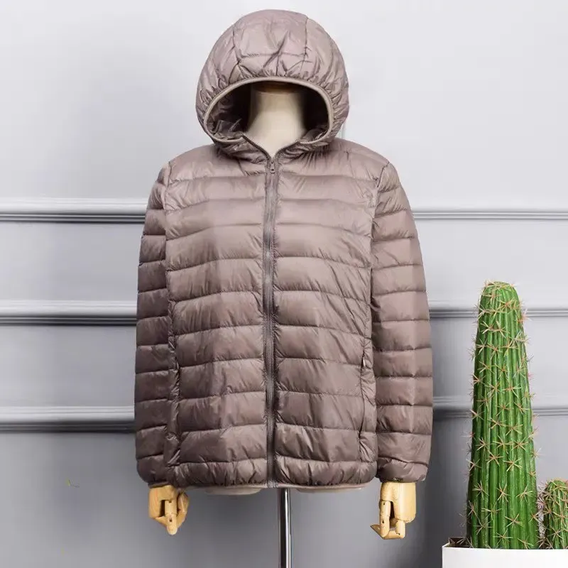 Women's White Duck Down Puffer Jacket 3