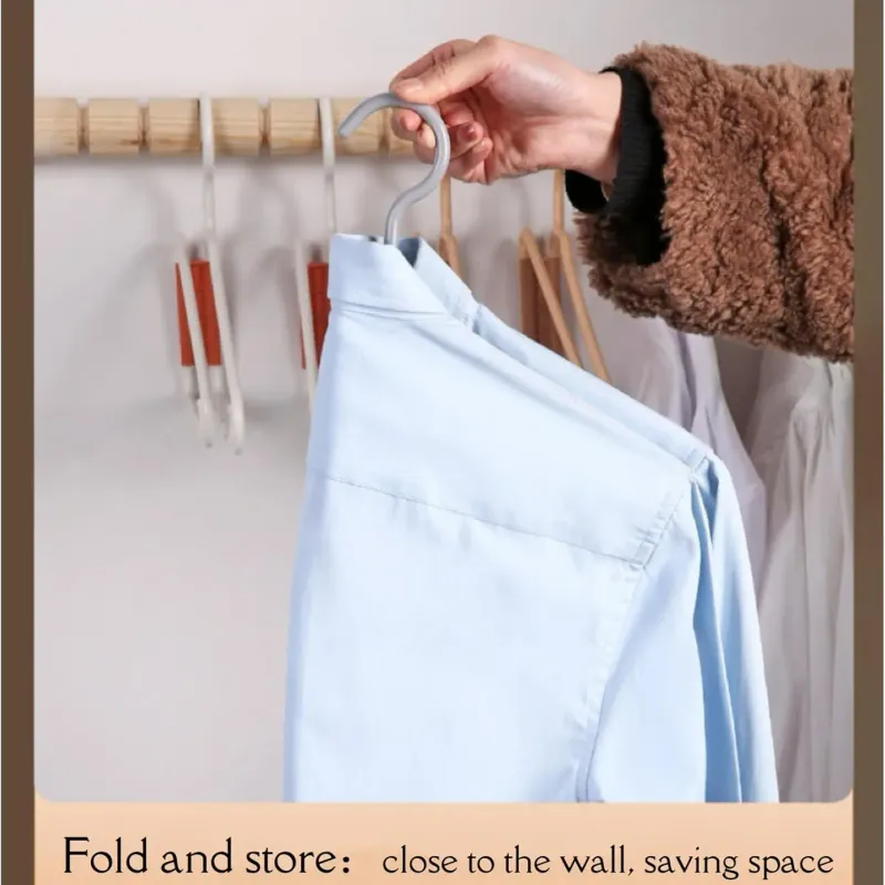 8 Pack Foldable Travel Hangers 4