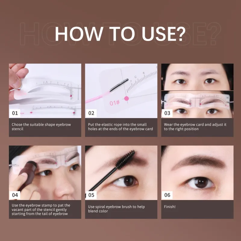 Eyebrow Powder Stamp Kit 6