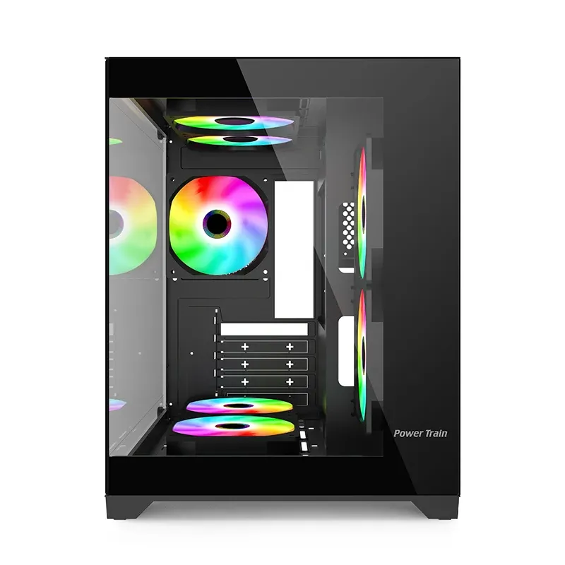 Power Train Coloured Glaze PC Case 2