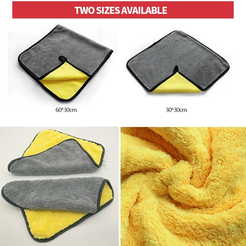 SEAMETAL Microfiber Car Wash Towel 400GSM 2