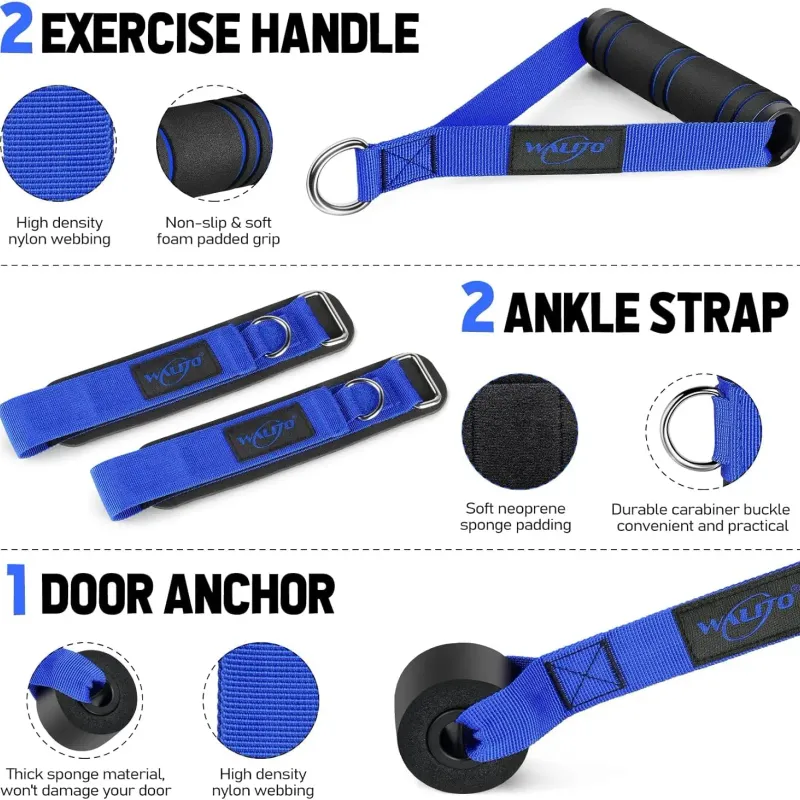 Heavy-Duty Resistance Bands Set 4