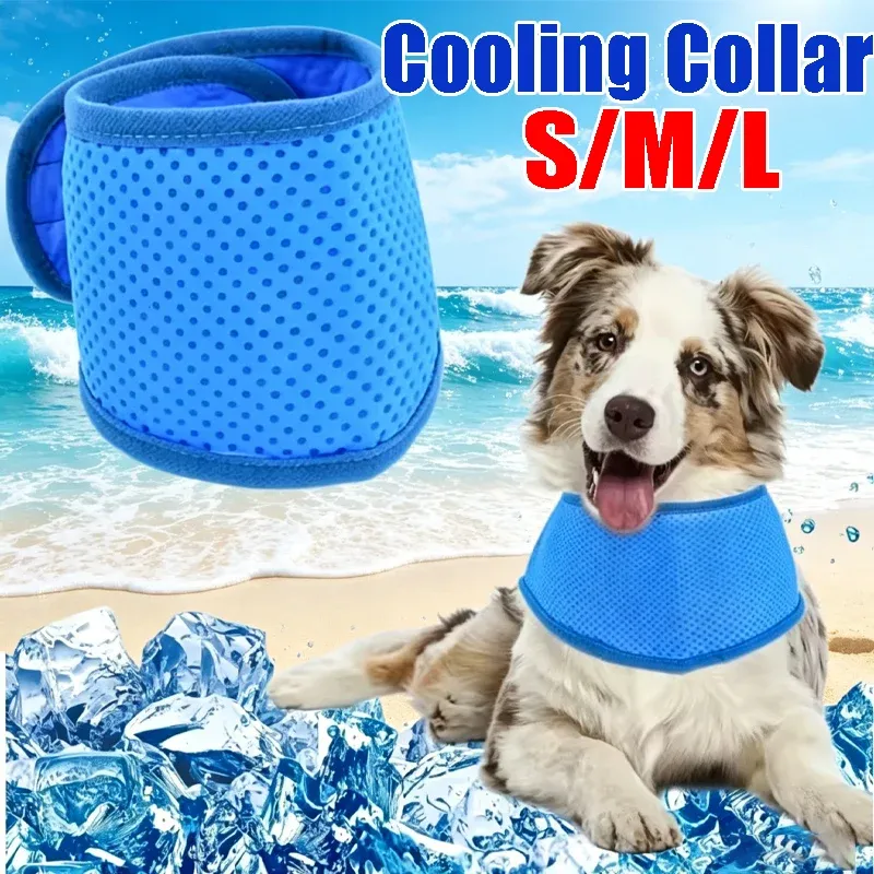 Pet Cooling Collar Ice Scarf 1