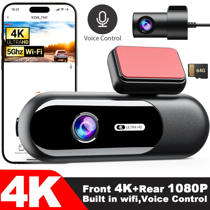 4K WiFi Dual Dash Cam Night Vision 1