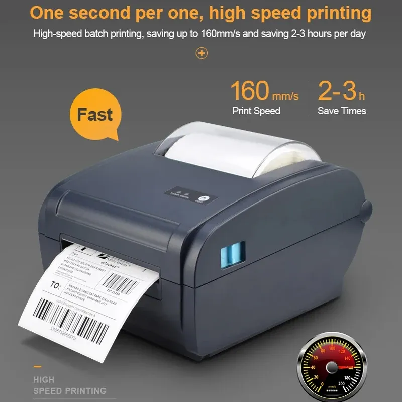 4-Inch USB Thermal Label Printer 3