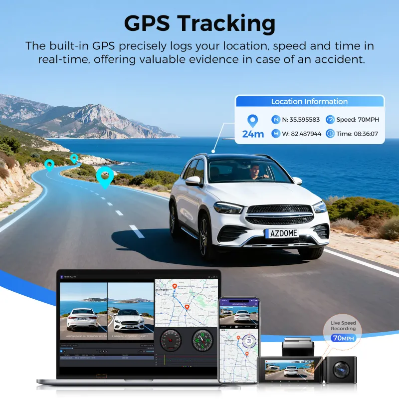 AZDOME M550 Pro 4K Dash Cam 6