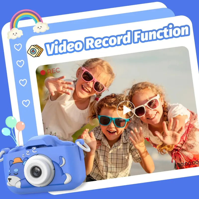 Blue Dog Kids HD Selfie Camera 4