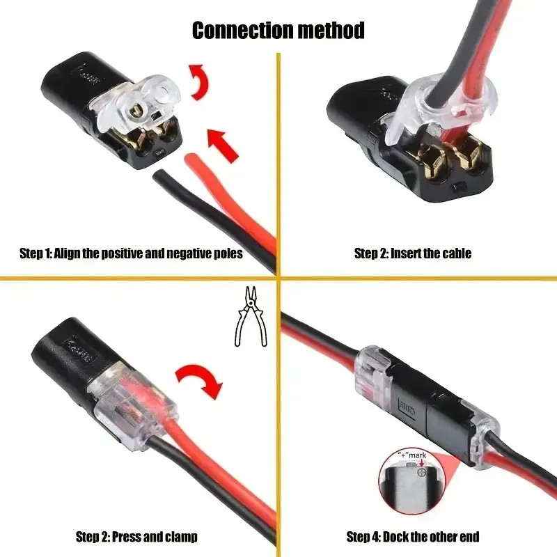 H2 2-Pin Pluggable Wire Connectors 5