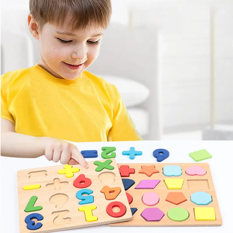 Wooden Montessori Learning Puzzle Toy 2