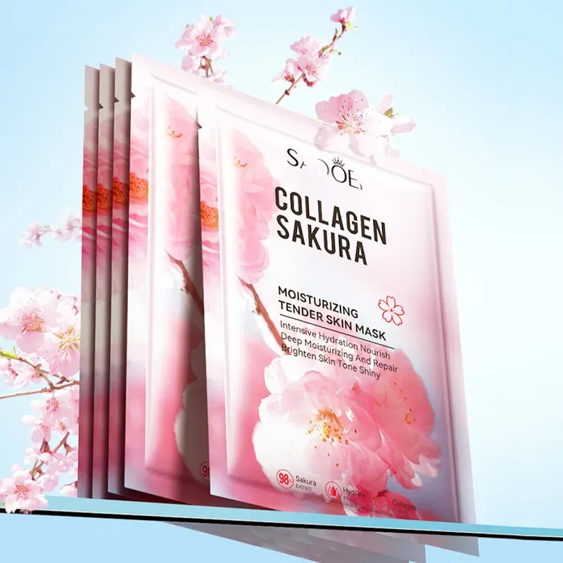 SADOER Sakura Collagen Face Masks 5-Pack 6