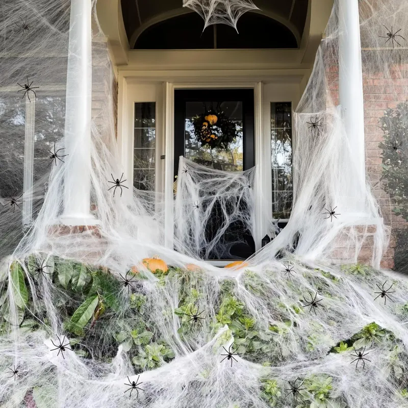 Halloween Spider Web Decor Set 1