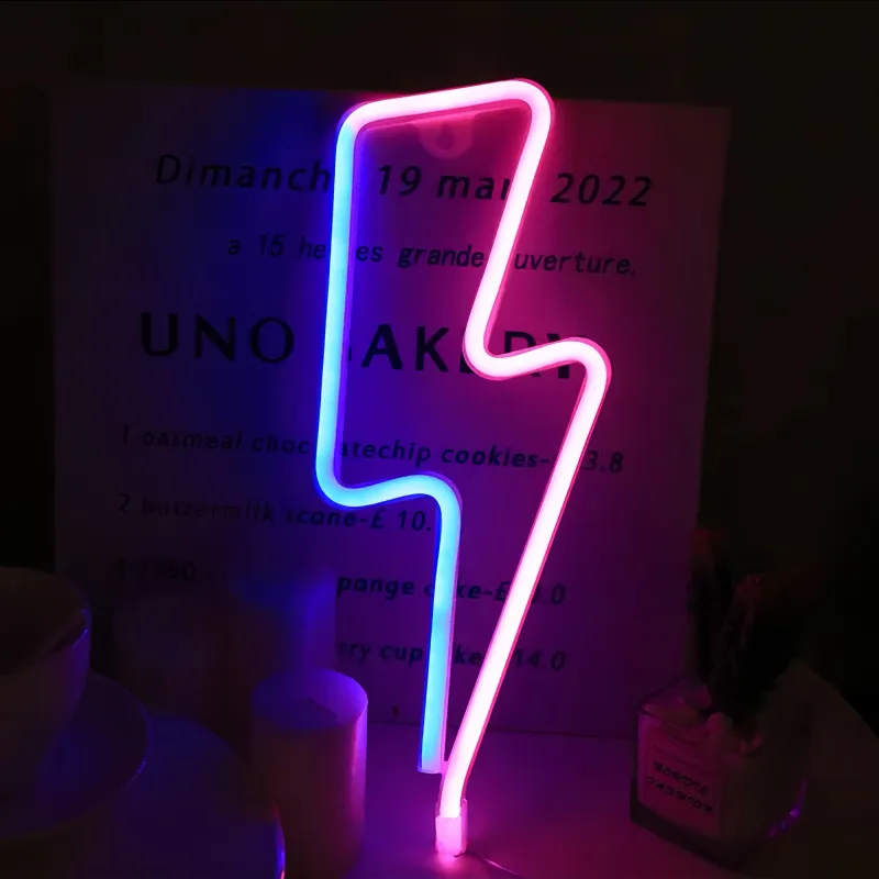 Lightning LED Neon Light - USB/Battery Powered 6