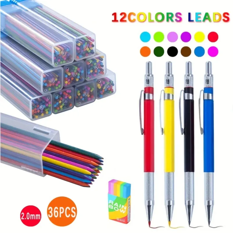 2.0mm Metal Mechanical Pencil Set 1