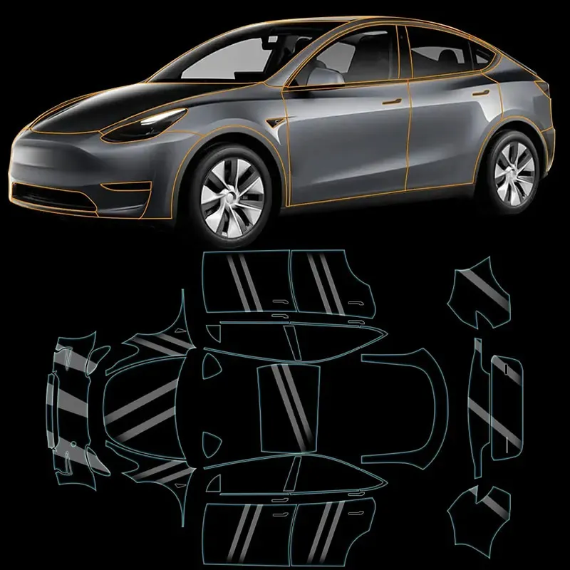 Tesla Model Y PPF Film Kit 8.5mil 1