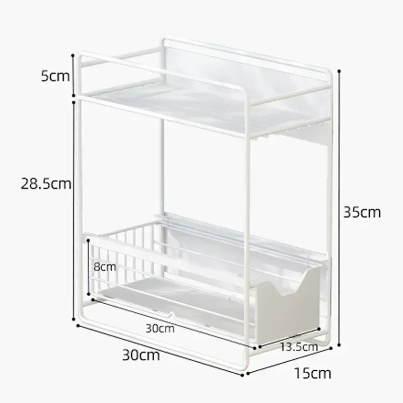 Magnetic Fridge Organizer Shelf 5