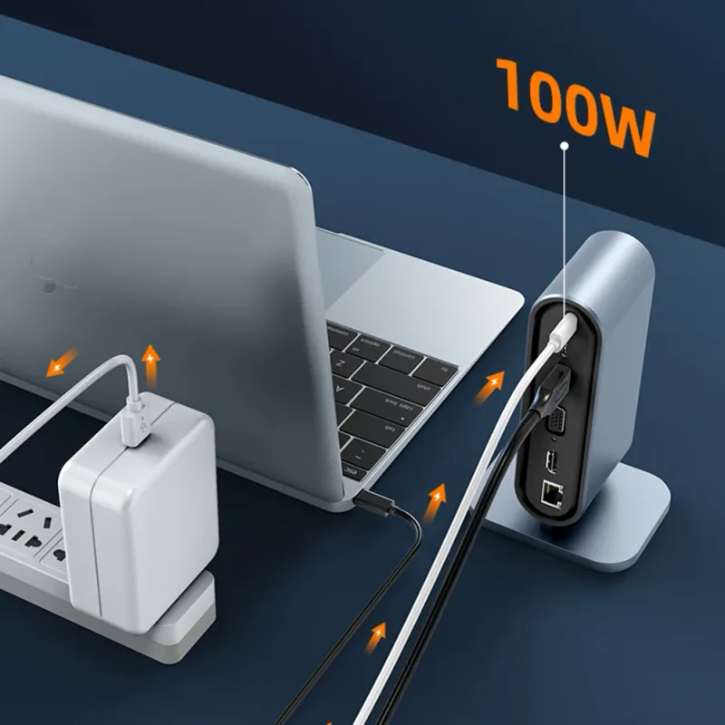 100W USB C Docking Station for MacBook 3
