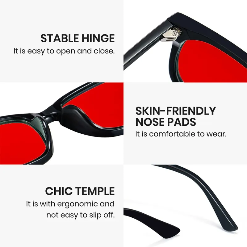 Red Lens Blue Light Blocking Glasses 5