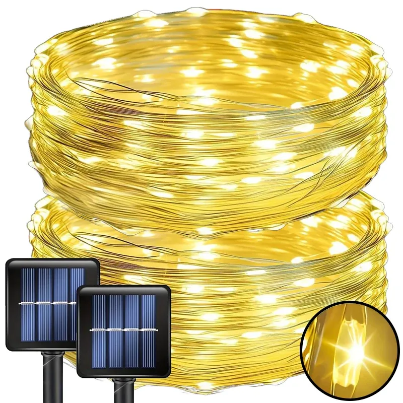 Solar Fairy String Lights - 8 Modes 1