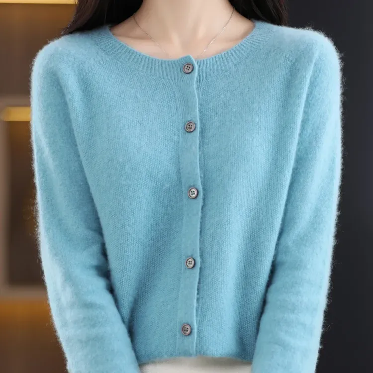 Women's Merino Wool Knitted Cardigan 4
