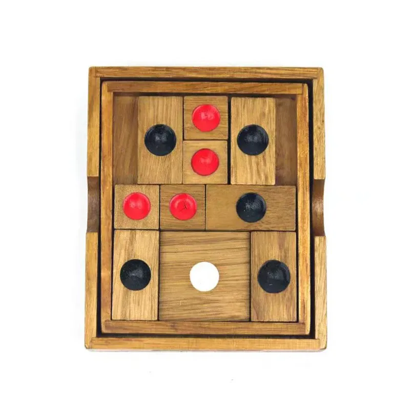 Huarong Dao Wooden Brain Teaser Puzzle 3