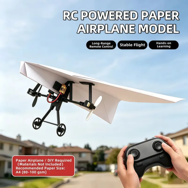 RC Paper Airplane Kit with Gyro Stabilizer 2