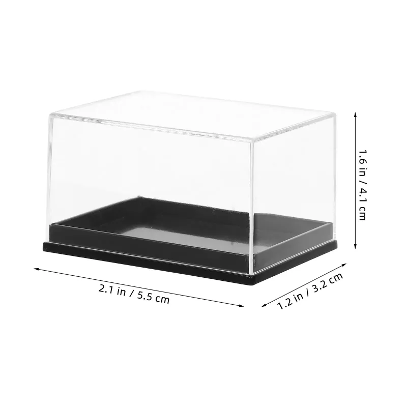 4Pcs Clear Specimen Display Boxes 3