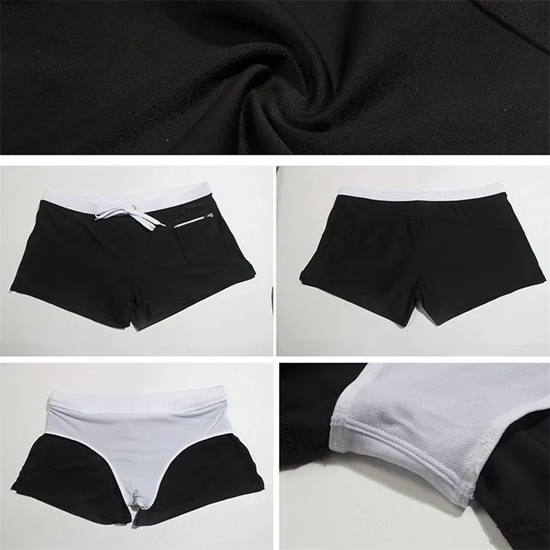 Men's Quick Dry Swim Trunks with Zipper Pocket 5