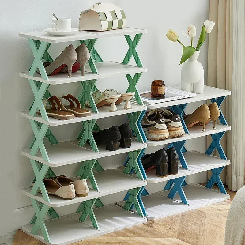 Narrow Multifunctional Shoe Rack 2