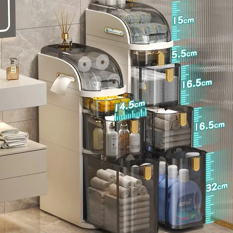 Slim Toilet Storage Cabinet 2